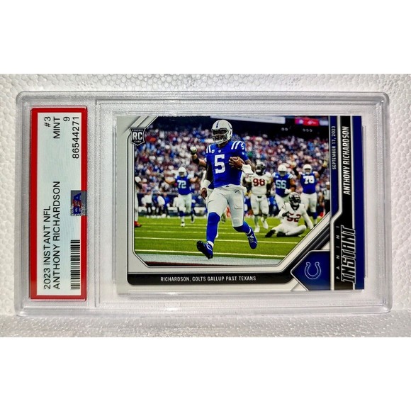 Anthony Richardson 2023 Panini NFL Rookie #3 Card 1 of 358 Colts PSA 9 Mint - Picture 1 of 4
